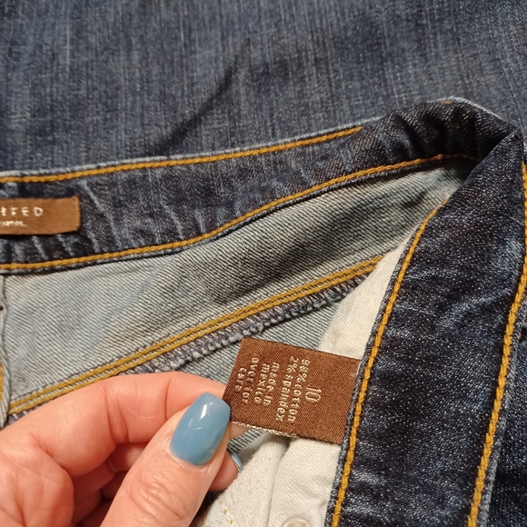 The Limited Jeans Wide Leg Size 10 - Picture 3 of 6